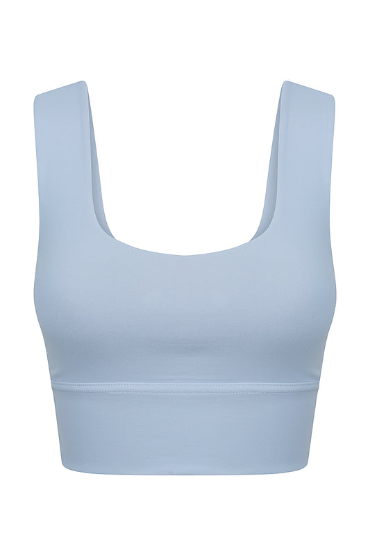 Light Blue Ava Bralette Sports Bra